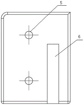 一種血液貼標(biāo)機(jī)漫反射光電開關(guān)支架的制作方法與工藝