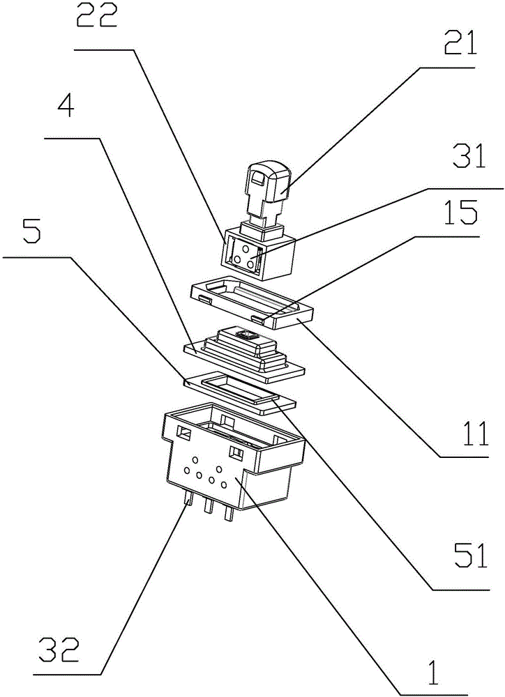 防水拨动开关的制作方法