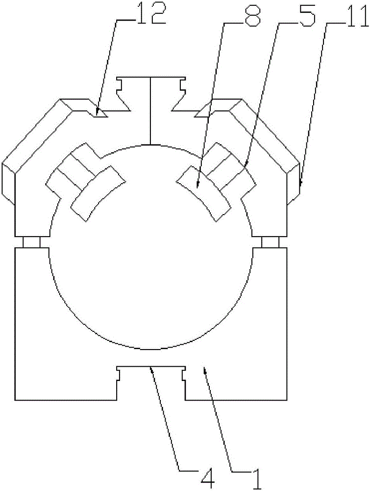 一種電纜穩(wěn)固塊的制作方法與工藝