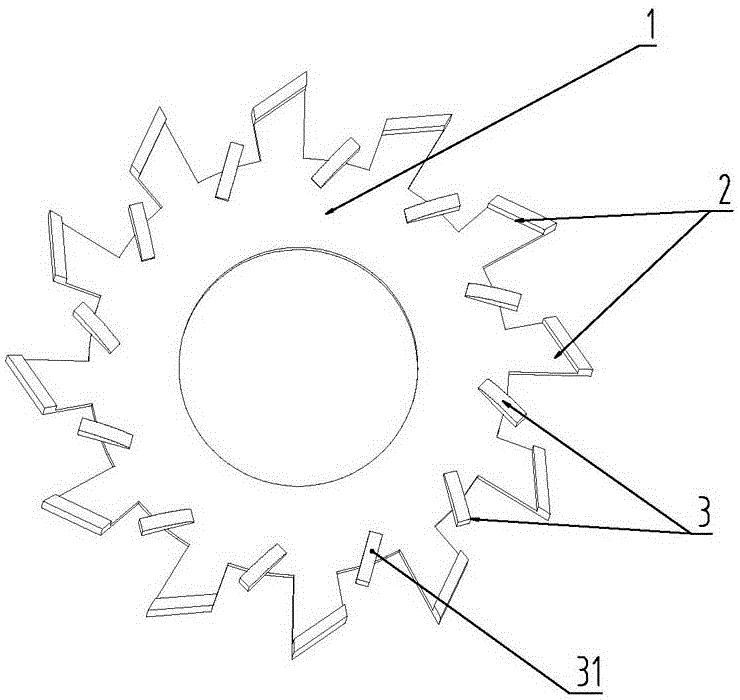 一種汽車發(fā)電機(jī)機(jī)的導(dǎo)熱風(fēng)葉的制作方法與工藝