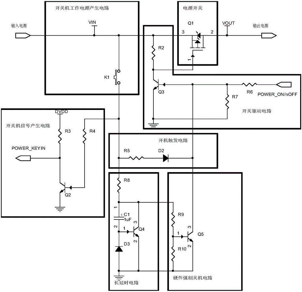 一种具备硬件强制关机功能的单键软开关机电路的制作方法与工艺