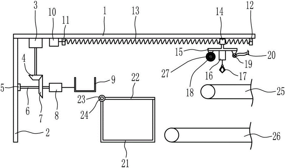 一种先进节电开关电源变压器专用的凡立水含浸装置的制作方法