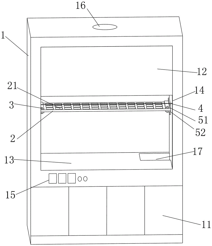 一種具有可拆卸器皿架的通風(fēng)柜的制作方法與工藝