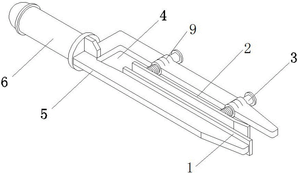 管道开孔激光投影放线装置的制作方法