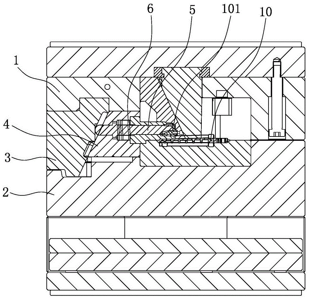 注塑模具二次滑塊抽芯強(qiáng)脫結(jié)構(gòu)的制作方法與工藝