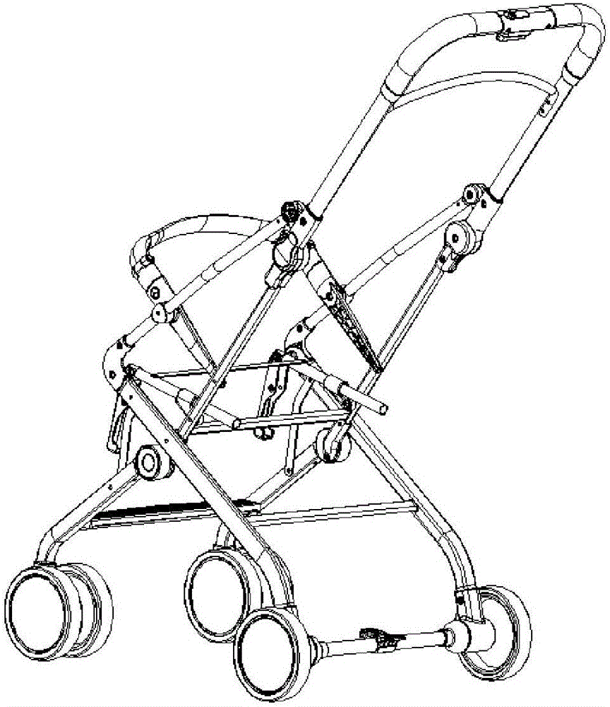 可折叠婴儿推车车架的制作方法与工艺