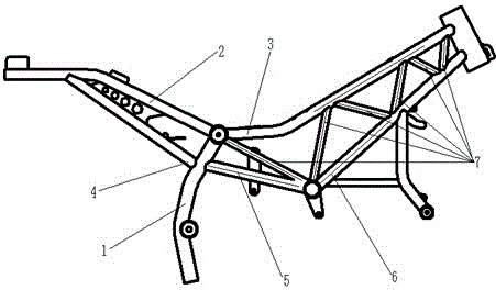 一種電動(dòng)摩托車電池安裝結(jié)構(gòu)的制作方法與工藝