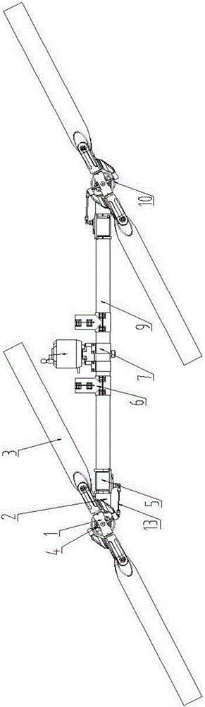 一种同步转动可交叉旋翼的可变螺距旋翼组的制作方法与工艺