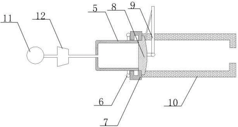 一種空氣動(dòng)能航空器彈射裝置的制作方法