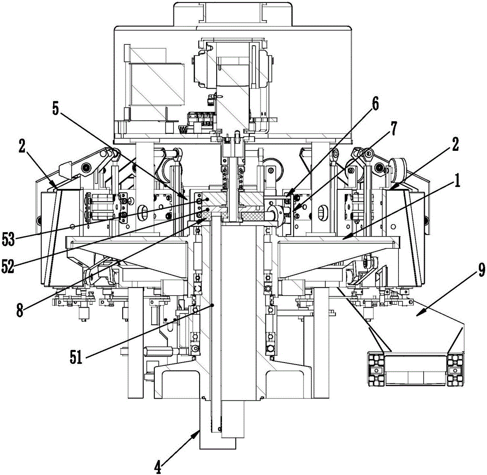 轉盤式抽真空裝置的制作方法