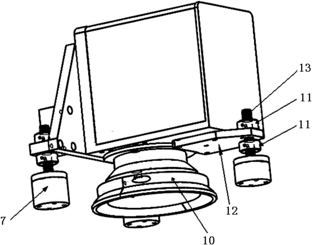 一种激光选区熔化装备激光振镜扫描头平衡固定调节装置的制作方法