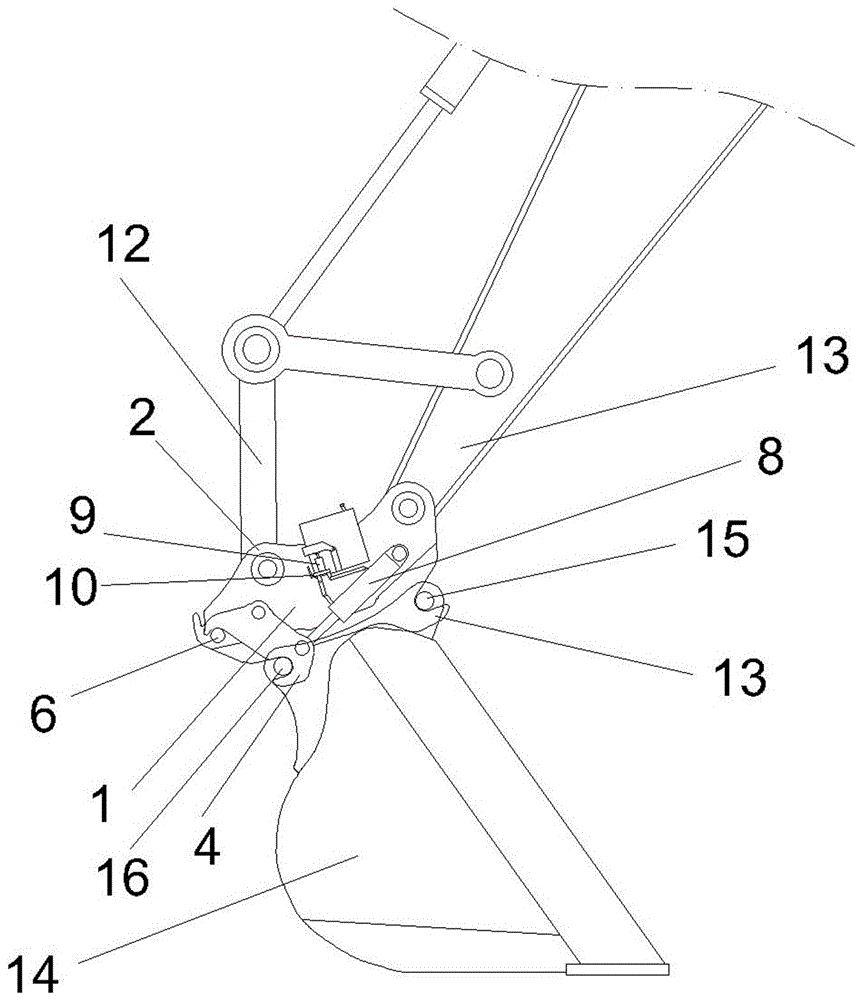 一種挖掘機挖斗液壓快換連接器的制作方法與工藝