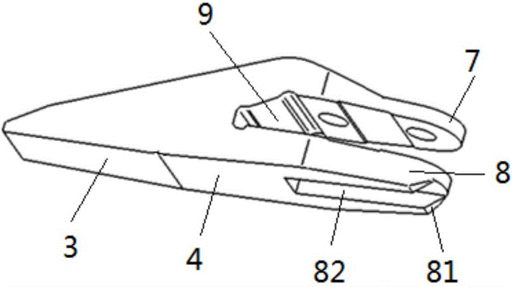 一種裝載機鏟斗用斗齒的制作方法與工藝