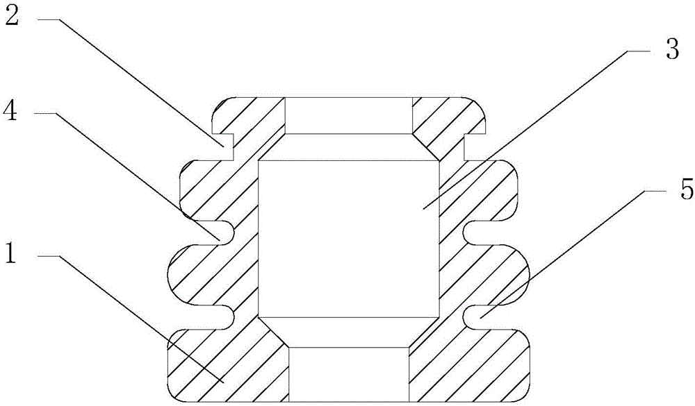 一种压缩机用的新型脚垫的制作方法与工艺