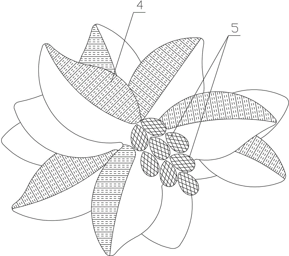 一种玉兰花型发饰发夹的制作方法与工艺