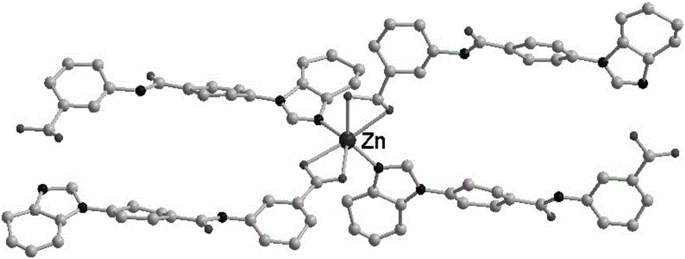 一種基于[Zn(BIBBA)2]n的新型鋰電池負(fù)極材料的制備方法與流程