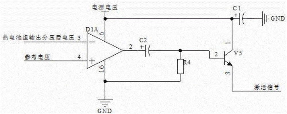 一種可實(shí)現(xiàn)熱電池單體順序工作的激活電路的制作方法與工藝