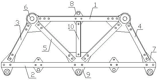 组合式放线滑车挂架的制作方法与工艺