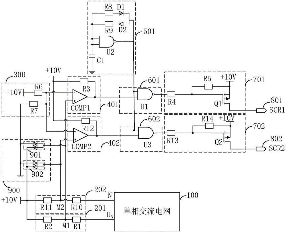 一種可控硅同步觸發(fā)電路以及變頻器的制作方法與工藝