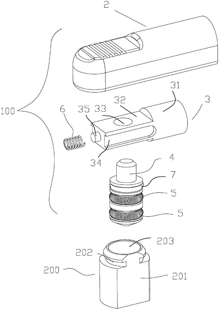 用于電動(dòng)汽車電池模組的公插頭及連接裝置的制作方法