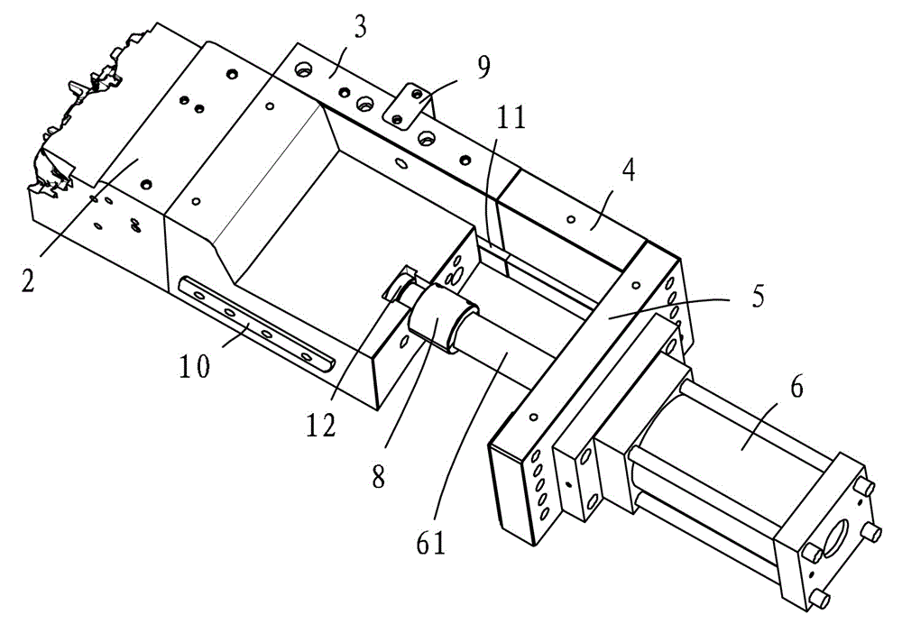 侧向分型模具结构的制作方法与工艺