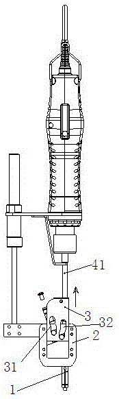 一種用于自動(dòng)螺絲機(jī)的螺絲鎖付裝置的制作方法