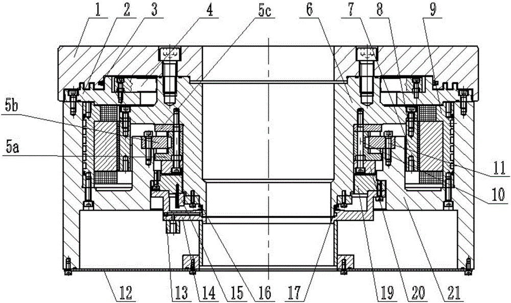 中空式转台的制作方法