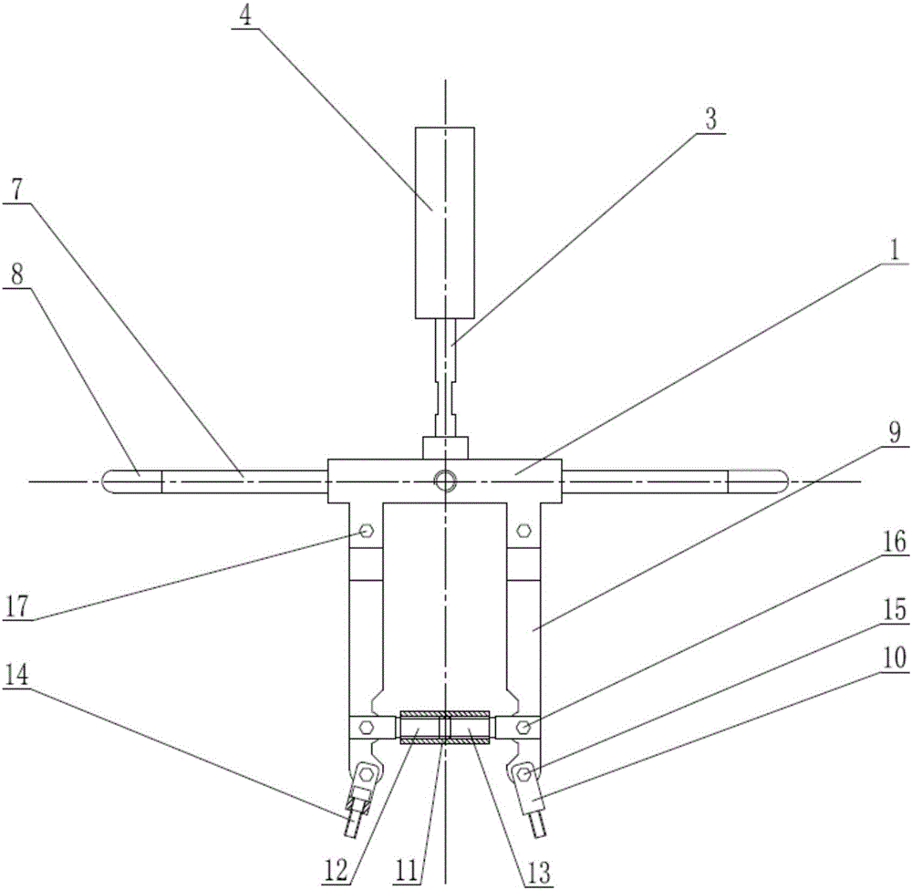 屏蔽电机剪切环支撑工具装置的制作方法