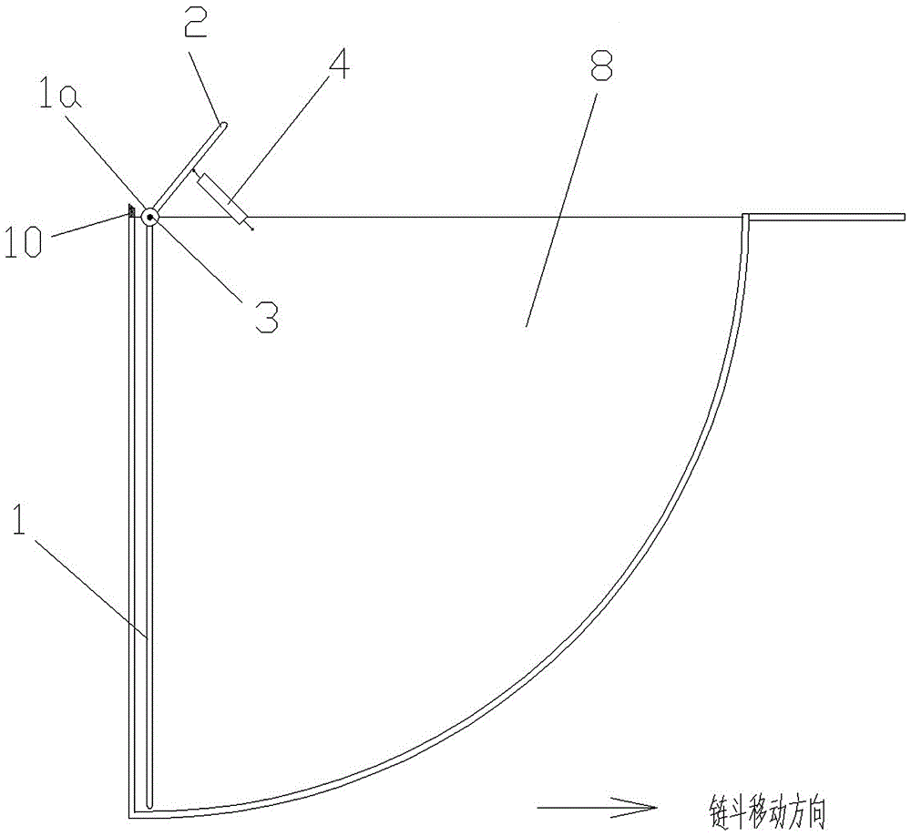 一種具有粘性物料刮去功能的鏈斗輸送機(jī)的制作方法與工藝