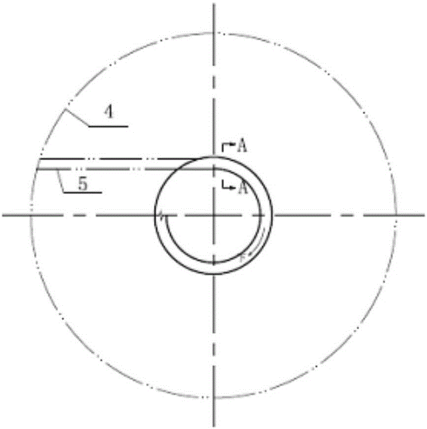 一种内螺旋溜槽下料井的制作方法与工艺