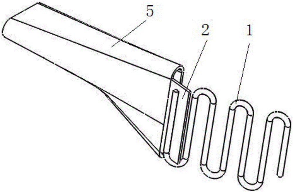 一种用于拉锁包边的平缝机曲嘴的制作方法与工艺