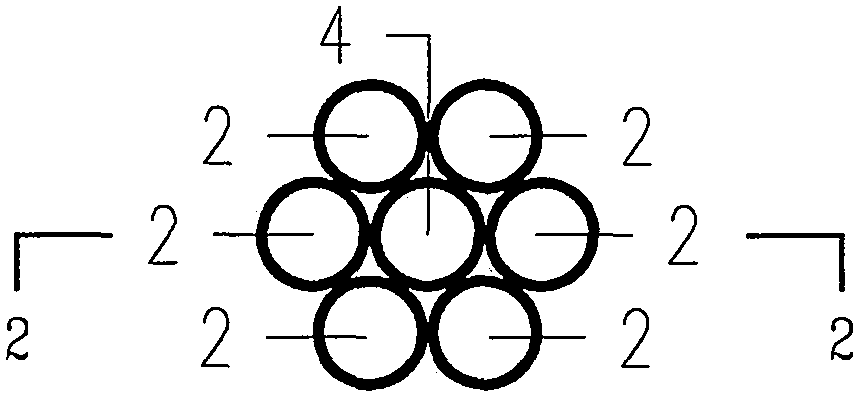 预制管桩七管组合能量桩芯的制作及施工方法与流程