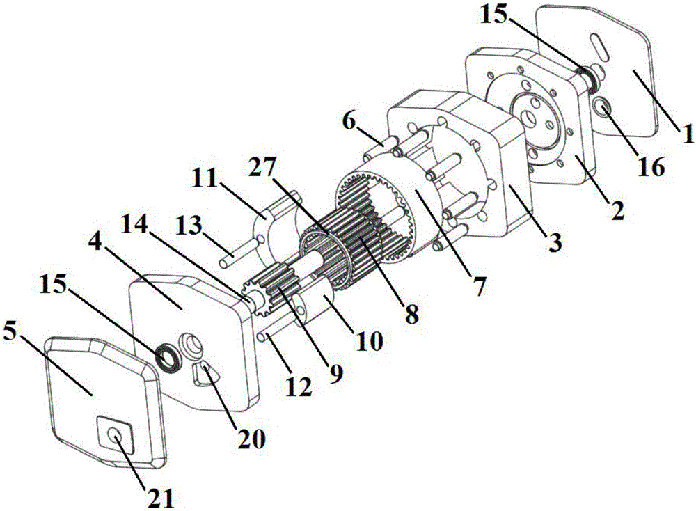 一种双级内啮合齿轮泵的制作方法与工艺