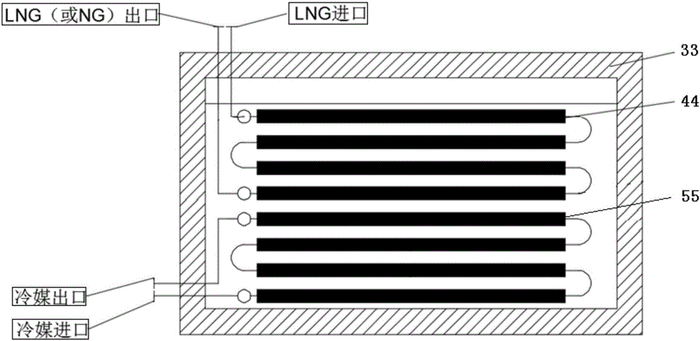 一種LNG冷能蓄存及同步供應(yīng)冷能的運(yùn)行系統(tǒng)及方法與流程