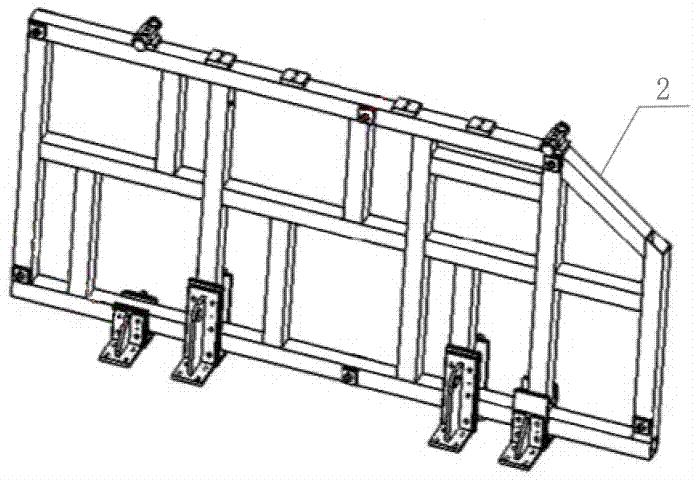 一種汽車側圍檢測支架的制作方法與工藝