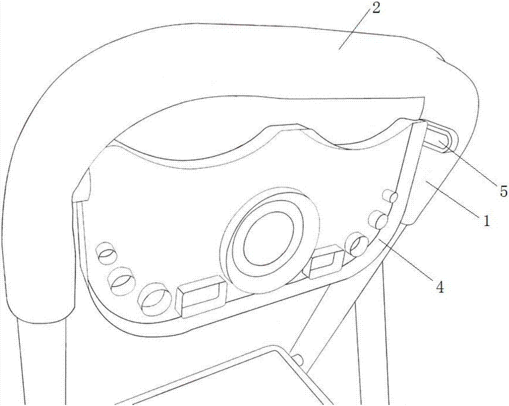 一種帶有可翻轉工具盒的家用梯子的制作方法與工藝