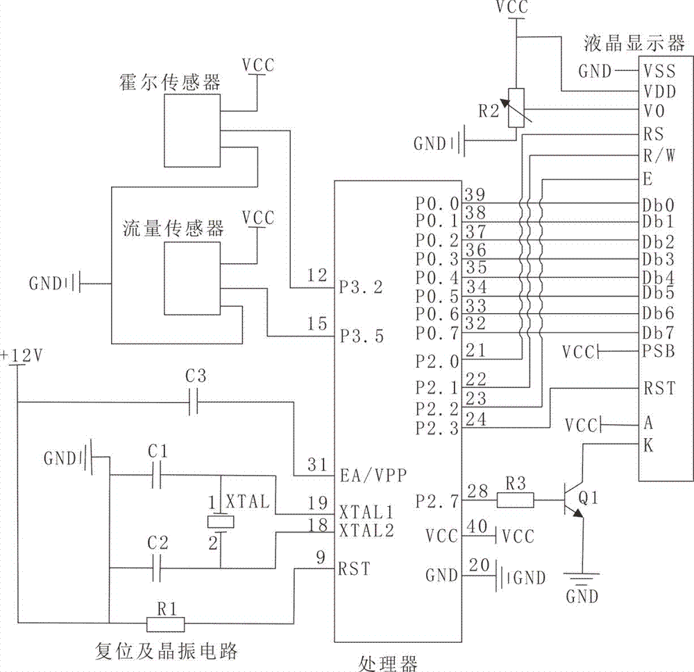 一種巴哈賽車的車速與油量檢測裝置的制作方法