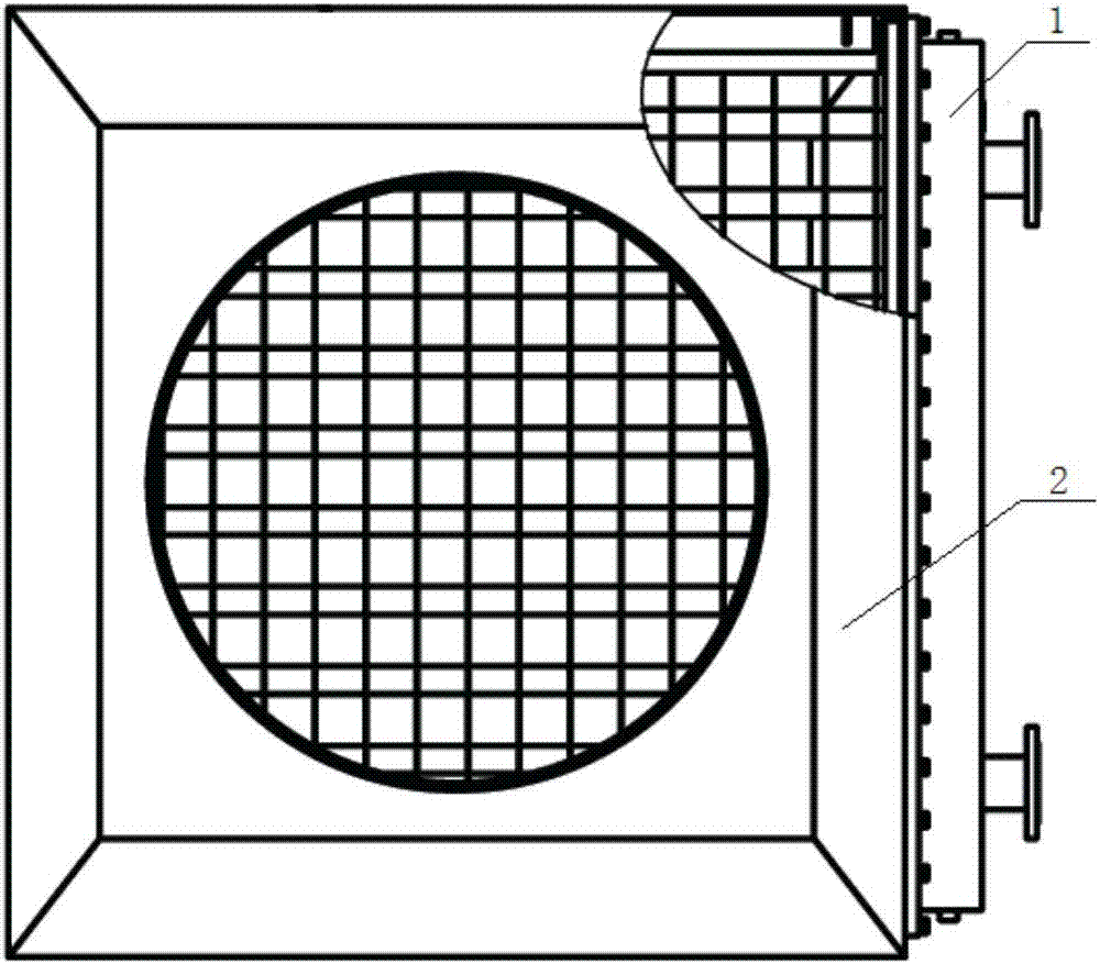 用于母線風(fēng)冷系統(tǒng)的換熱器裝配結(jié)構(gòu)的制作方法與工藝