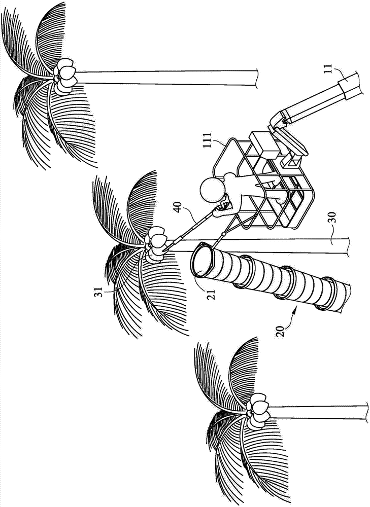 高空椰子采收机的制作方法与工艺