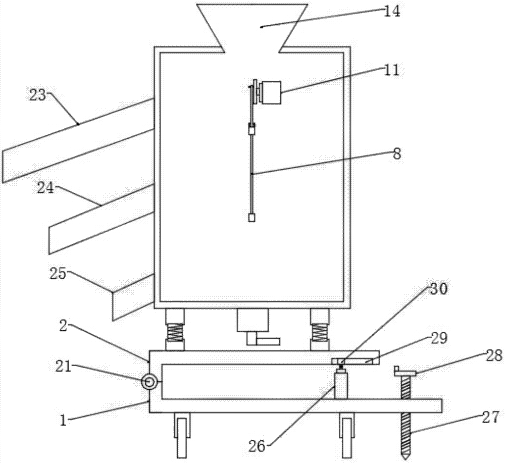 一種建筑施工用多級(jí)高效篩沙設(shè)備的制作方法與工藝