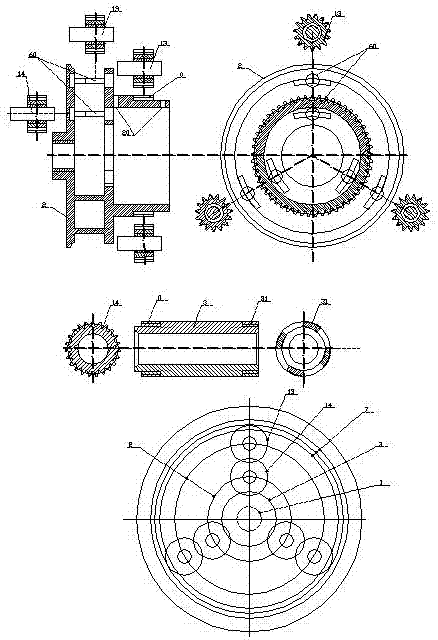 自行车倒链内变速器及其制造工艺的制作方法与工艺