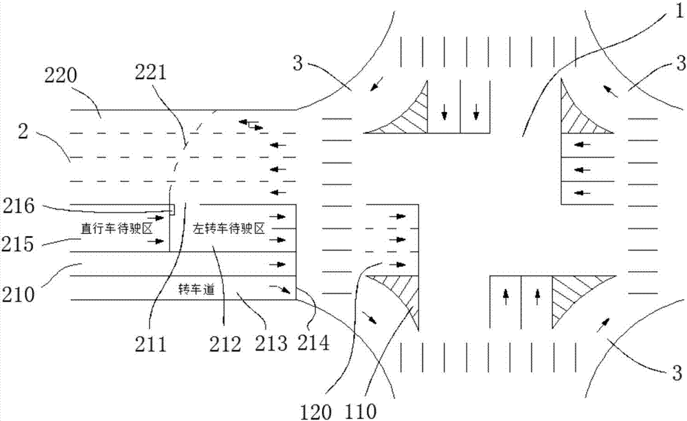 一种信号交叉口的制作方法与工艺