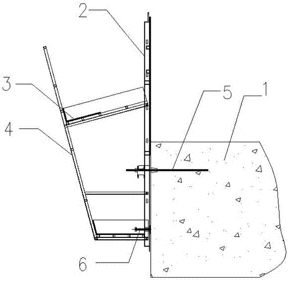 一種懸臂式建筑模板的制作方法與工藝