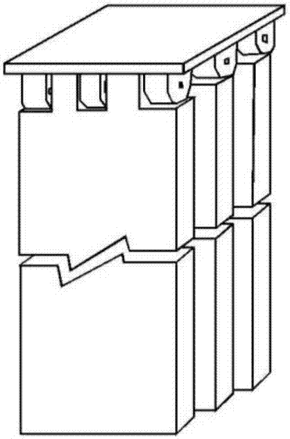 一种变截面井筒式地下连续墙基础及其施工方法与流程