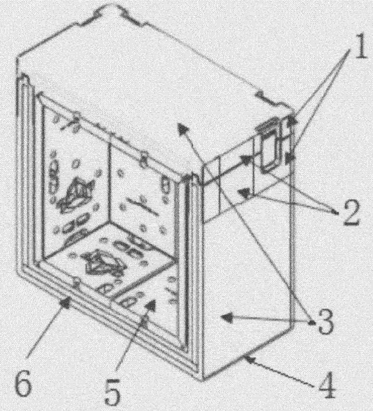 一種組合式冷鏈儲(chǔ)運(yùn)箱的制作方法與工藝