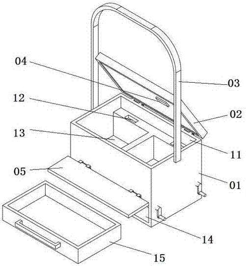 簡易醫(yī)用便攜箱的制作方法與工藝