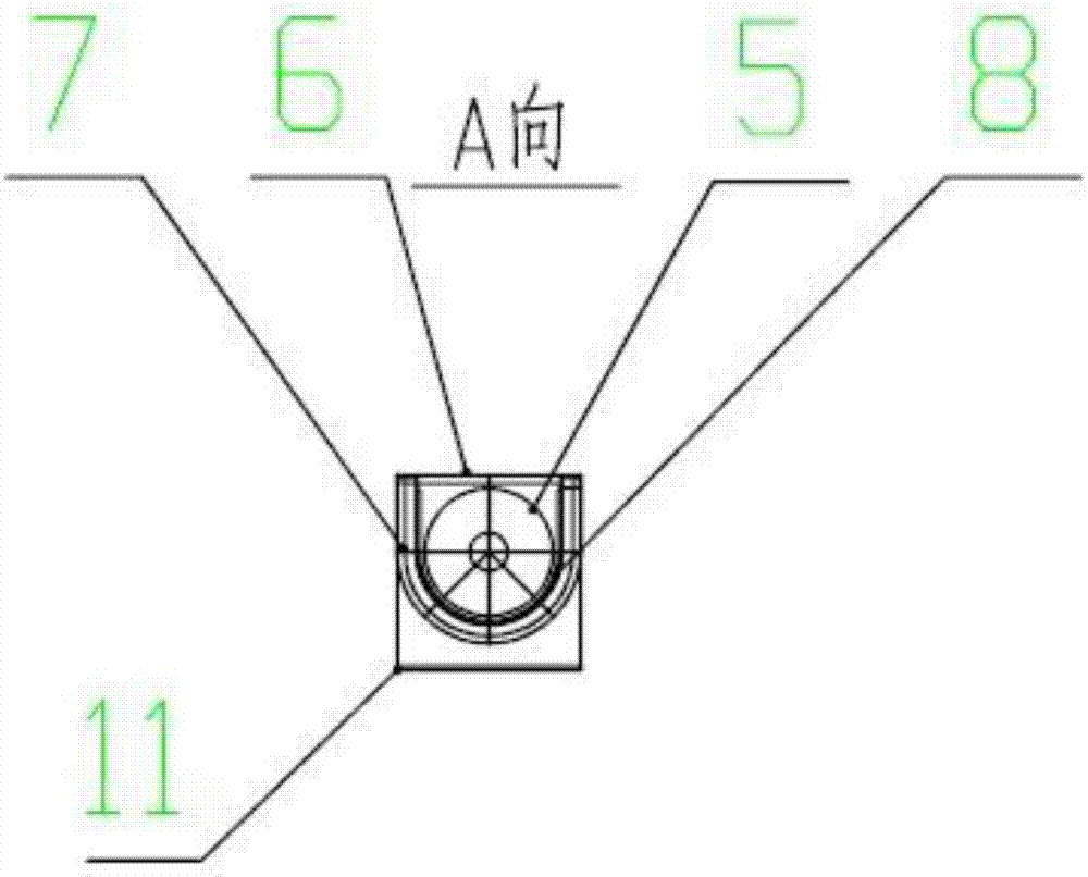 一种油泥池专用进泥口浸没式无轴螺旋输送装置的制作方法