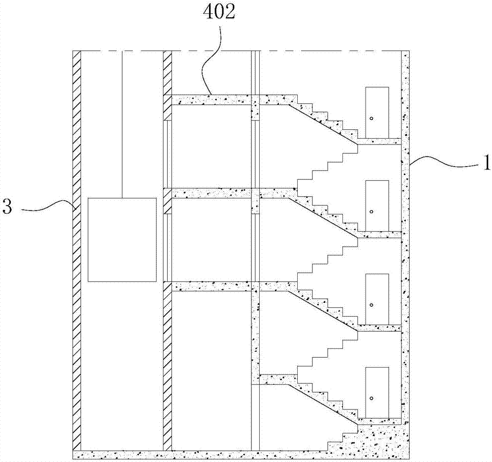 二次加裝電梯結(jié)構(gòu)的制作方法與工藝