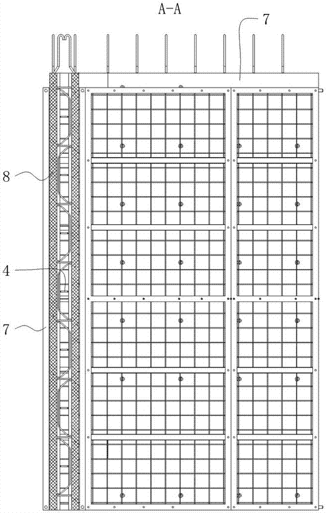 免支撑的现浇钢筋混凝土墙模填充墙的制作方法与工艺