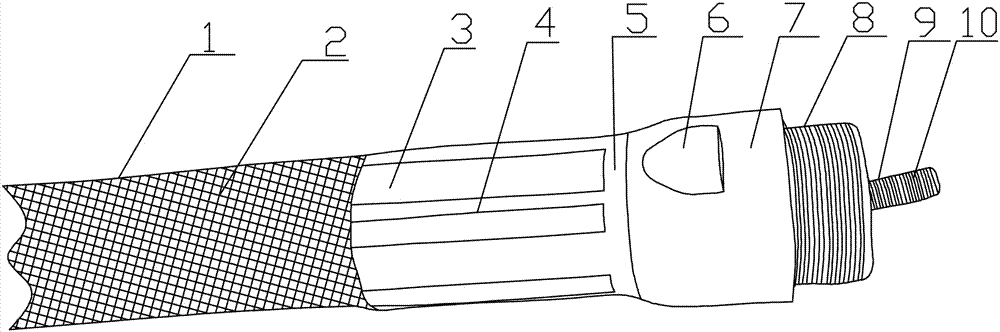 插入式振动器棒头接头结构的制作方法与工艺